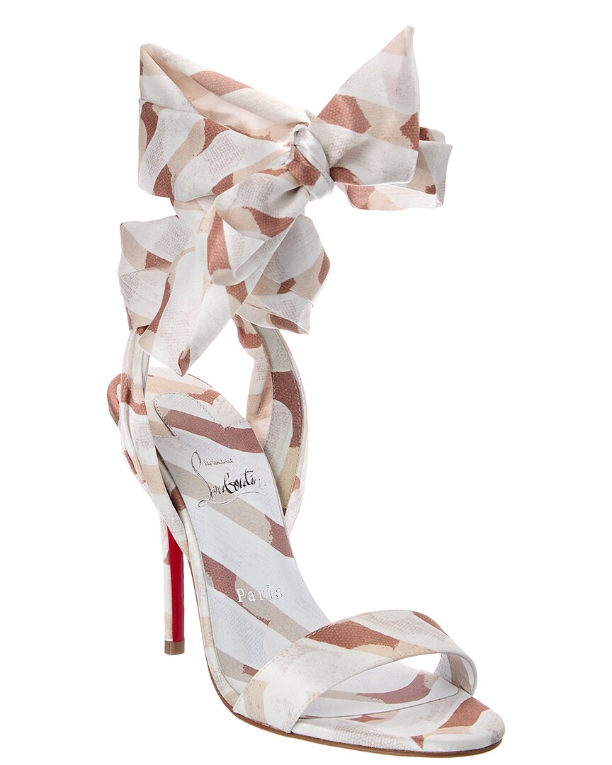 Christian Louboutin Miss Z 100 Satin Sandal – Bluefly