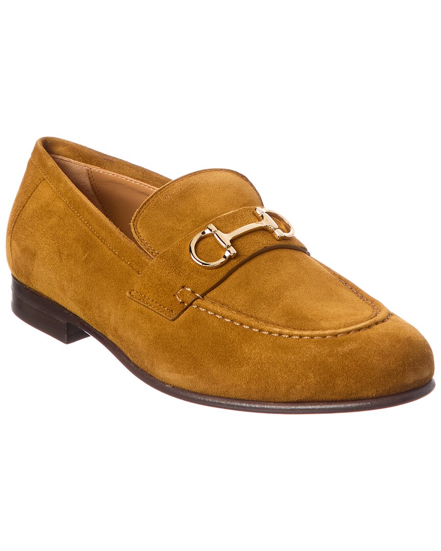【美品】フェラガモOTTONE MASCARPONEレザーローファー6 1/2 Ferragamo Ottone Suede Loafer – Bluefly