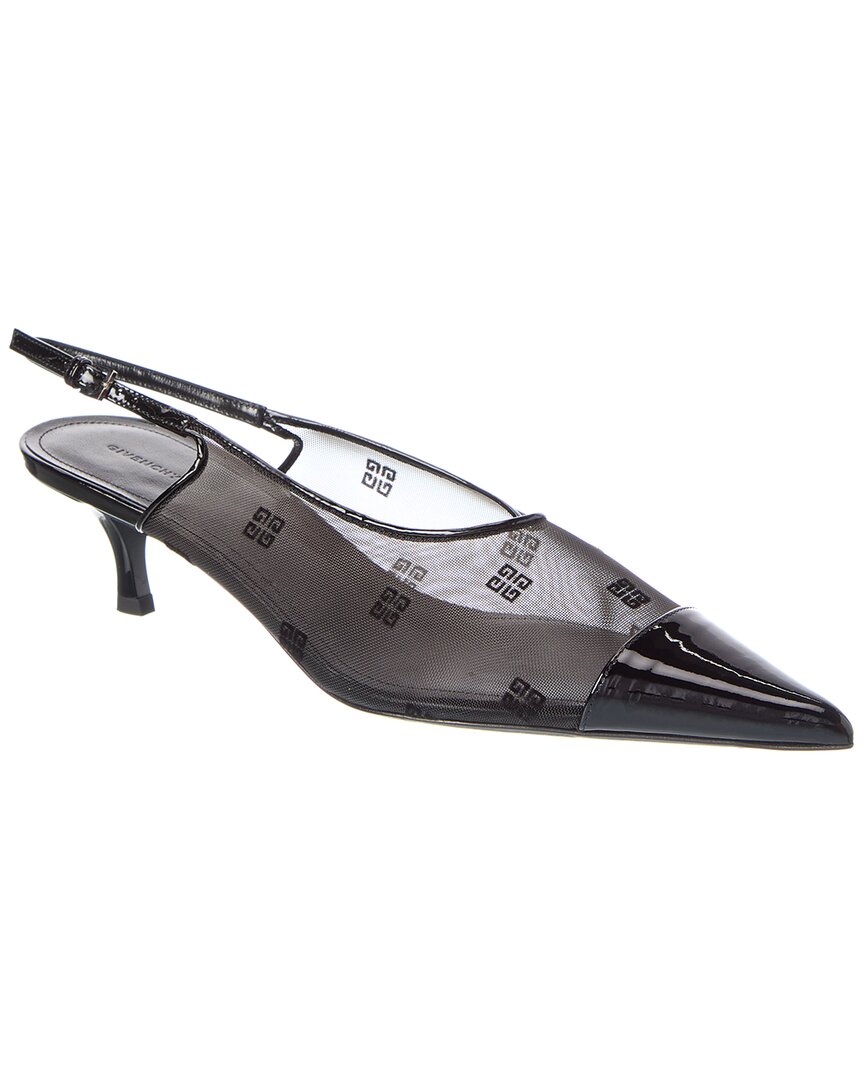 Givenchy Kitten Mesh & Patent Slingback Pump – Bluefly