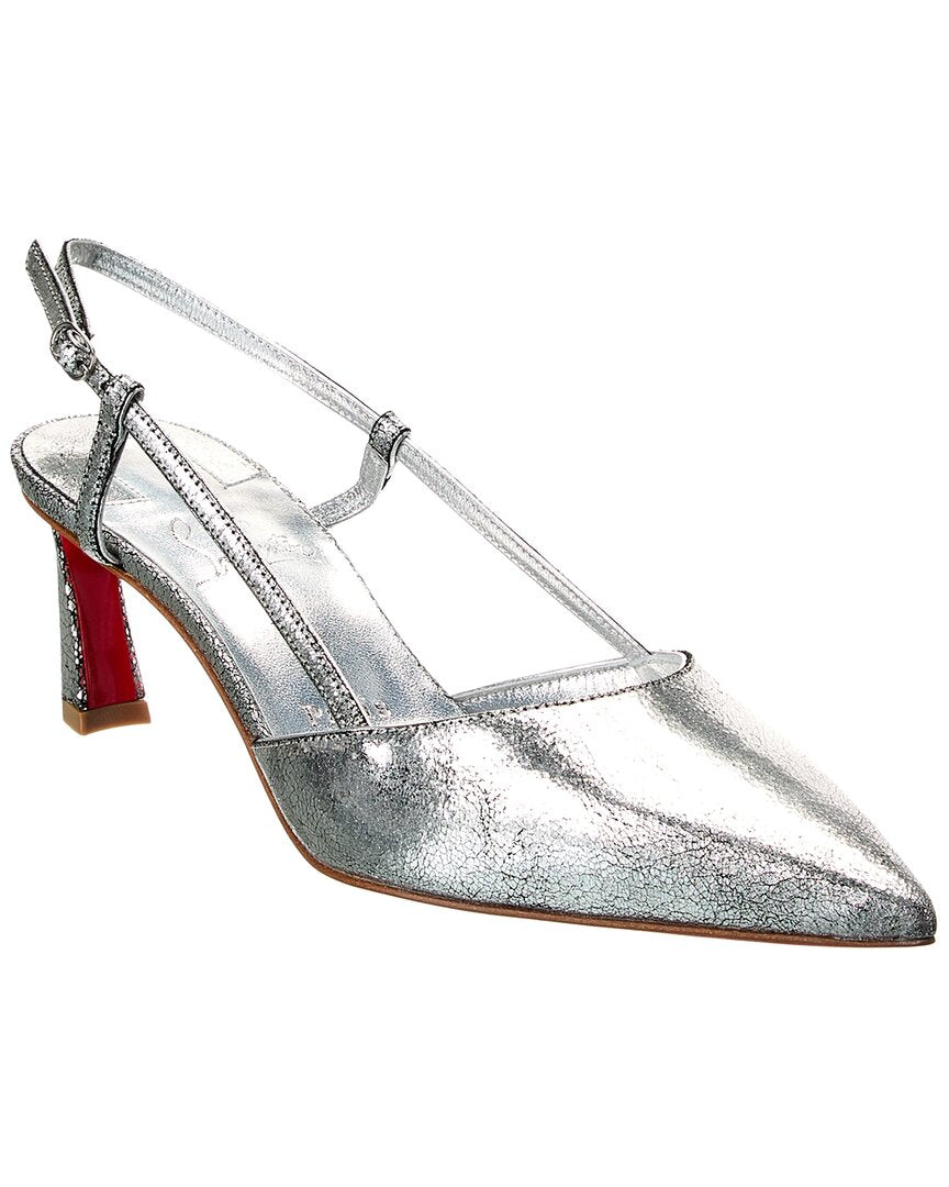 Christian Louboutin Condoroline 55 Leather Slingback Pump – Bluefly