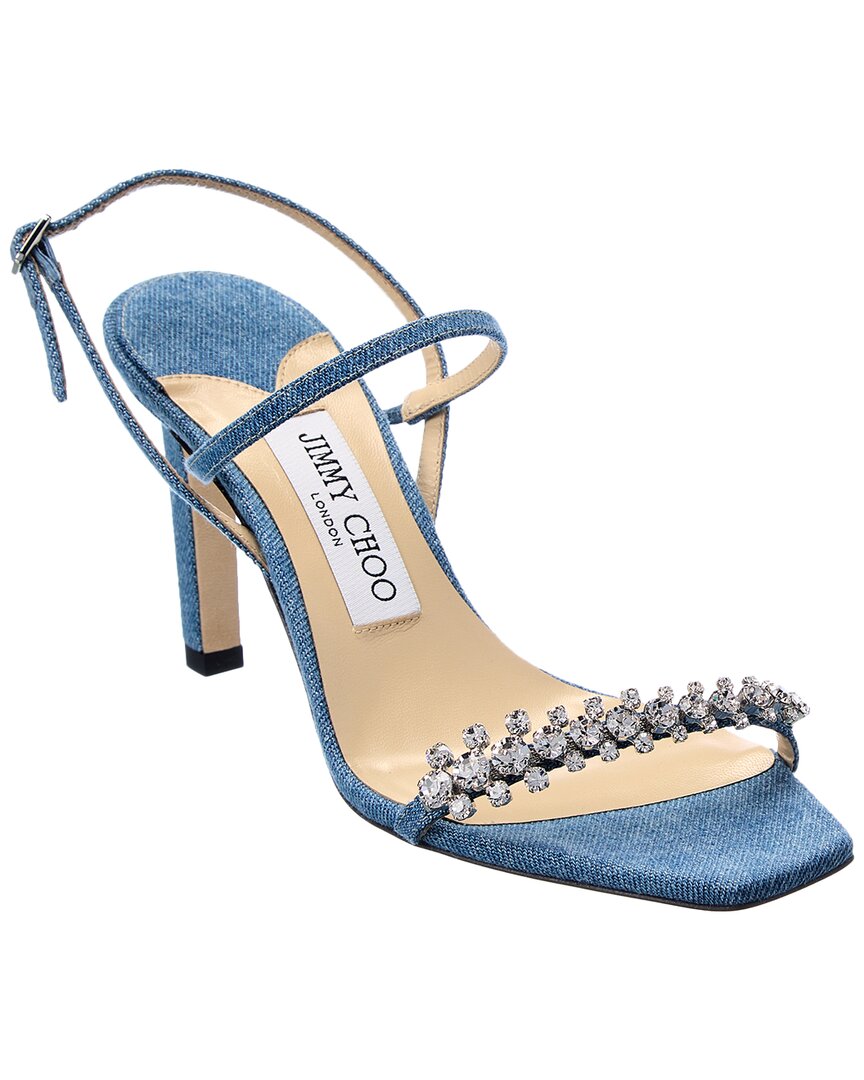 Jimmy Choo Meira 85 Denim Sandal – Bluefly