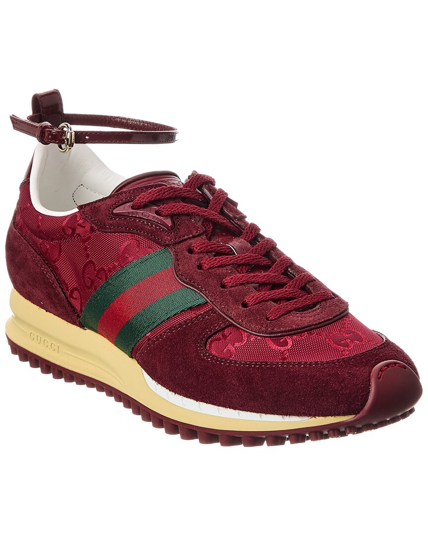 Gucci Re-Motion Gg Nylon & Suede Sneaker – Bluefly