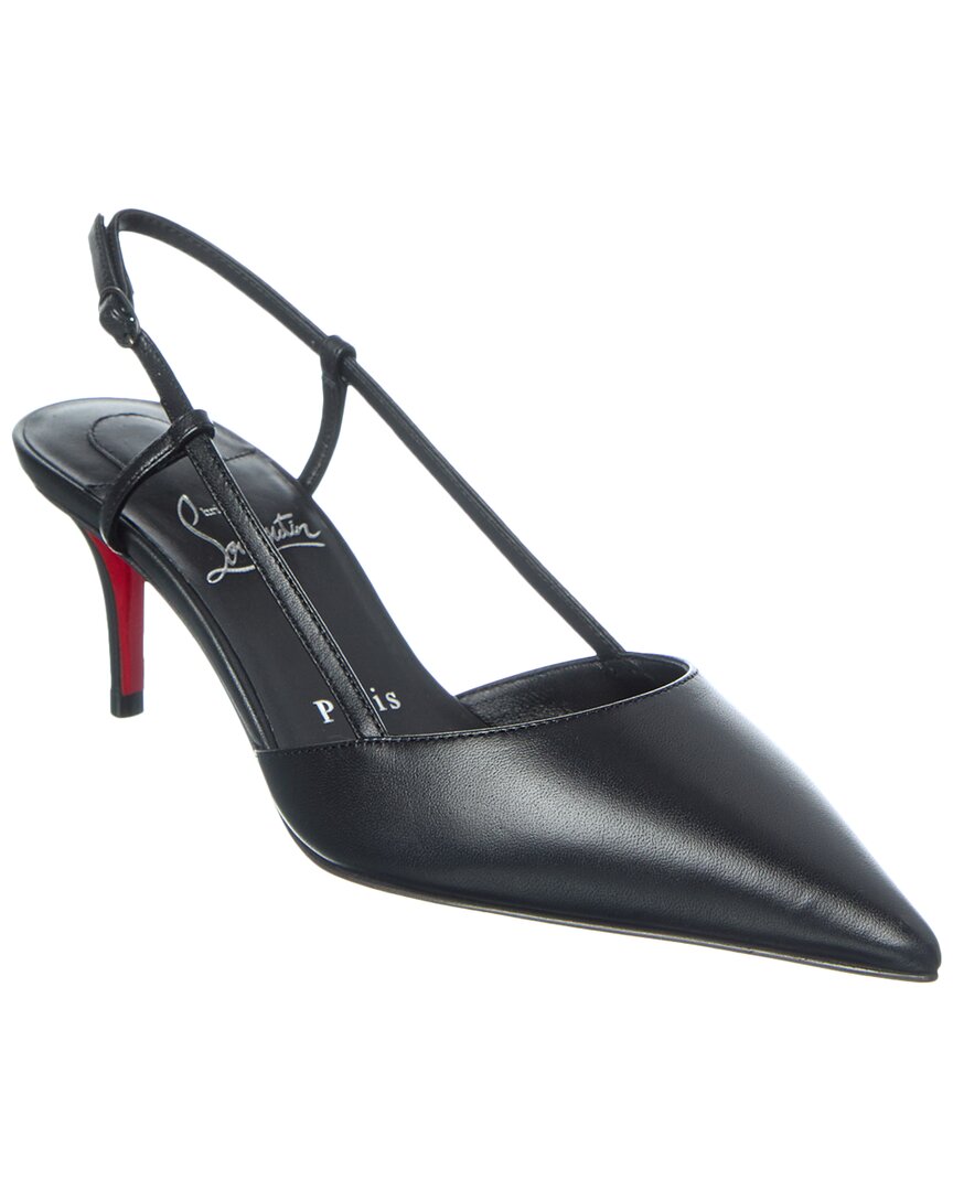 Christian Louboutin Miss Z 60 Leather Slingback Pump – Bluefly