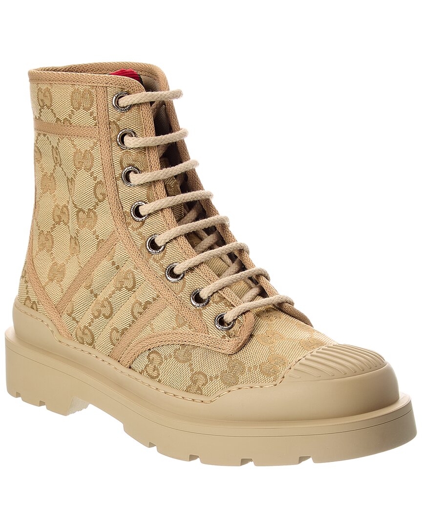 Gucci Gg Web Canvas High-Top Sneaker – Bluefly