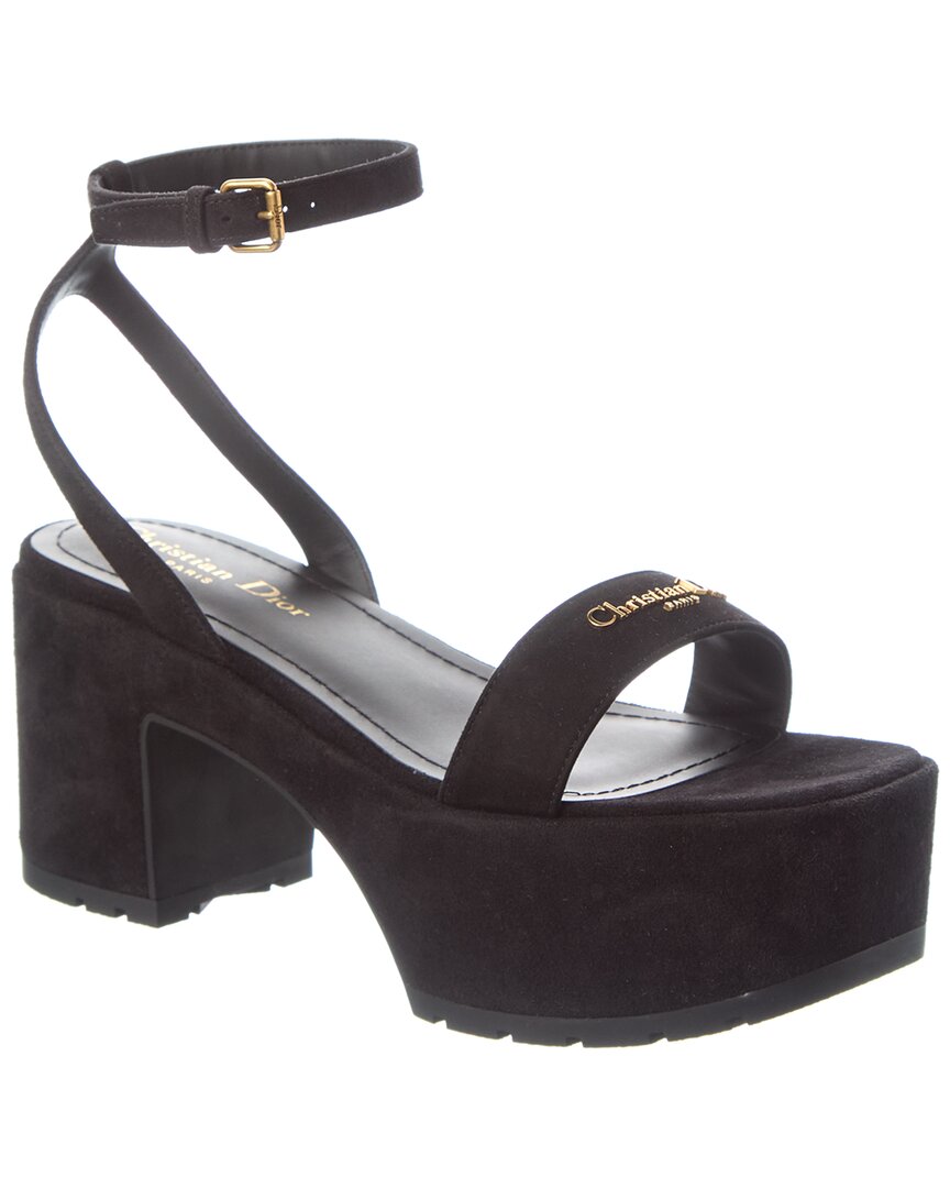 ディオール Dior D-Lane Suede Platform Sandal – Bluefly