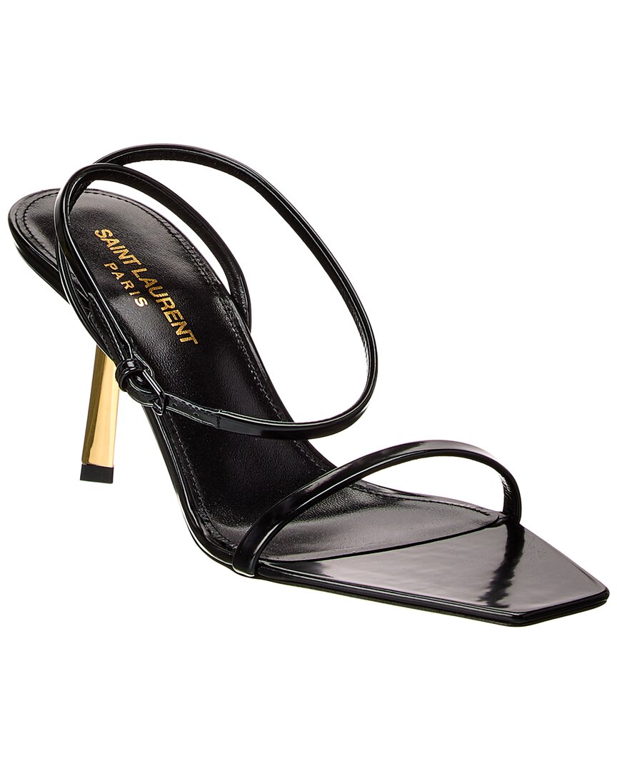 Saint Laurent Lidya 75 Leather Sandal – Bluefly