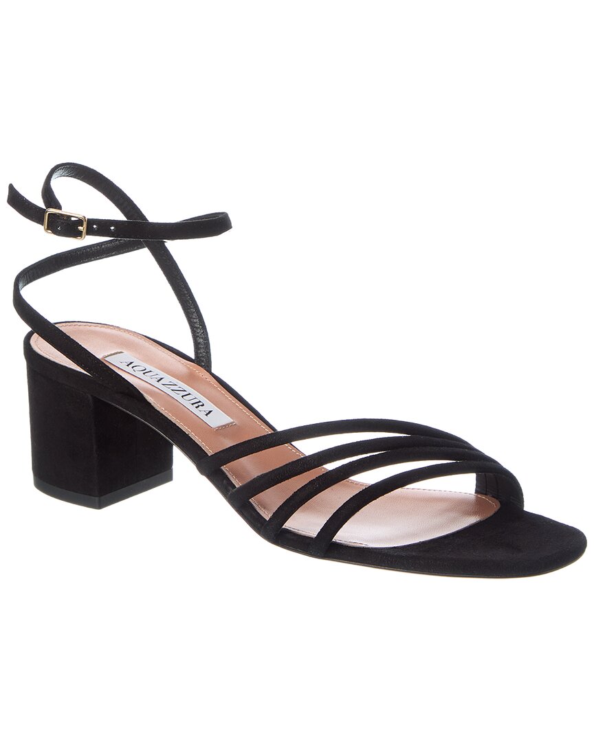 Aquazzura Latour 50 Suede Sandal – Bluefly