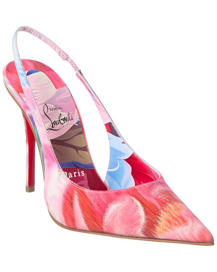 Christian Louboutin Miss Z Canvas Slingback Pump – Bluefly