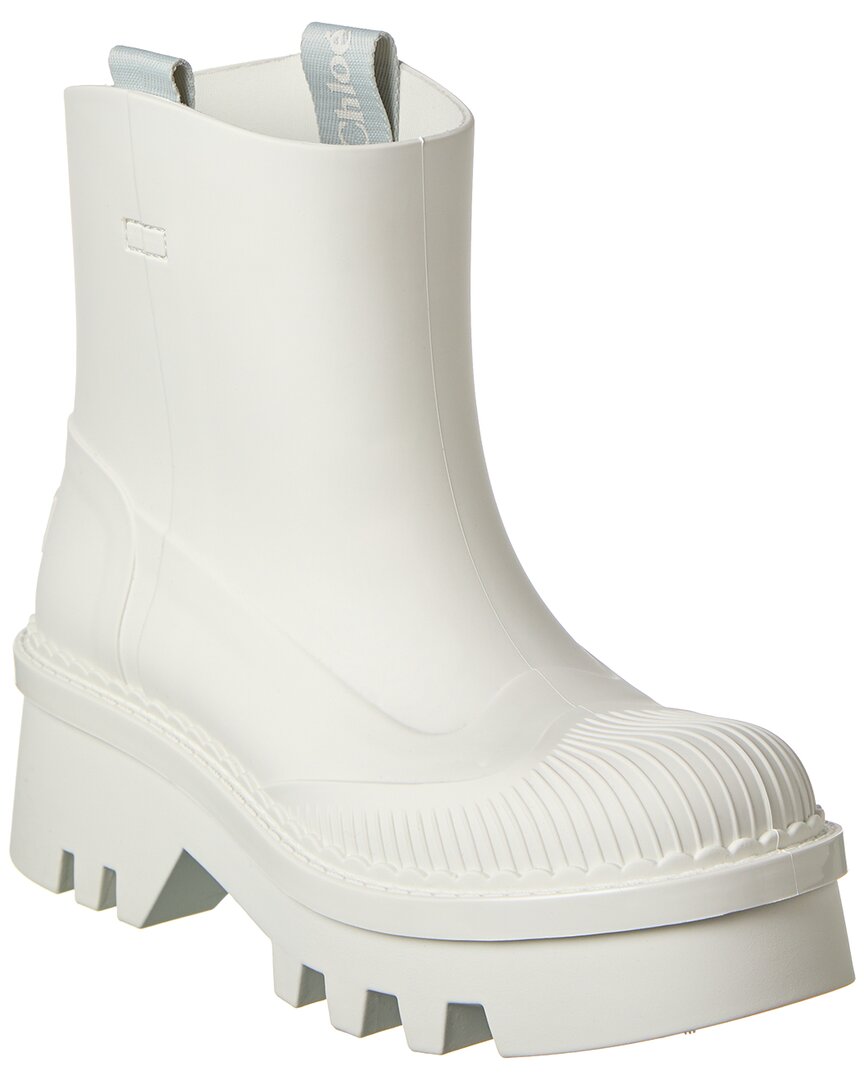 【Chloe】RAINA BOOTIE◆CHC23A904FP Chloé Raina rain boots for Women - Brown in UAE | Level Shoes
