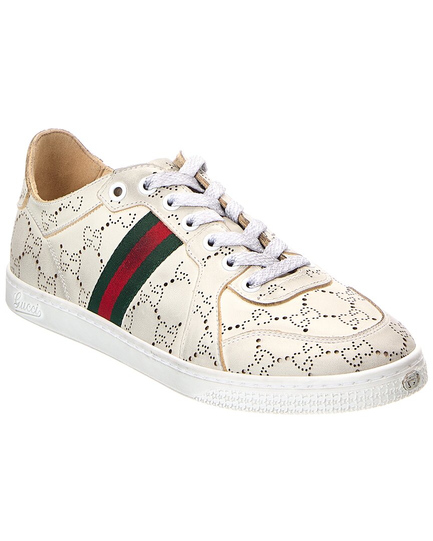 GUCCI　GGスニーカー Gucci Gg Stretch Low Top Leather Sneaker – Bluefly