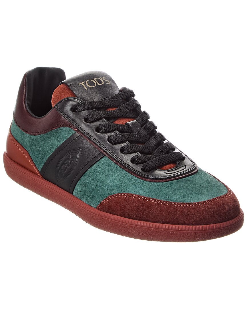 Tod'S Cassetta Suede & Leather Sneaker – Bluefly