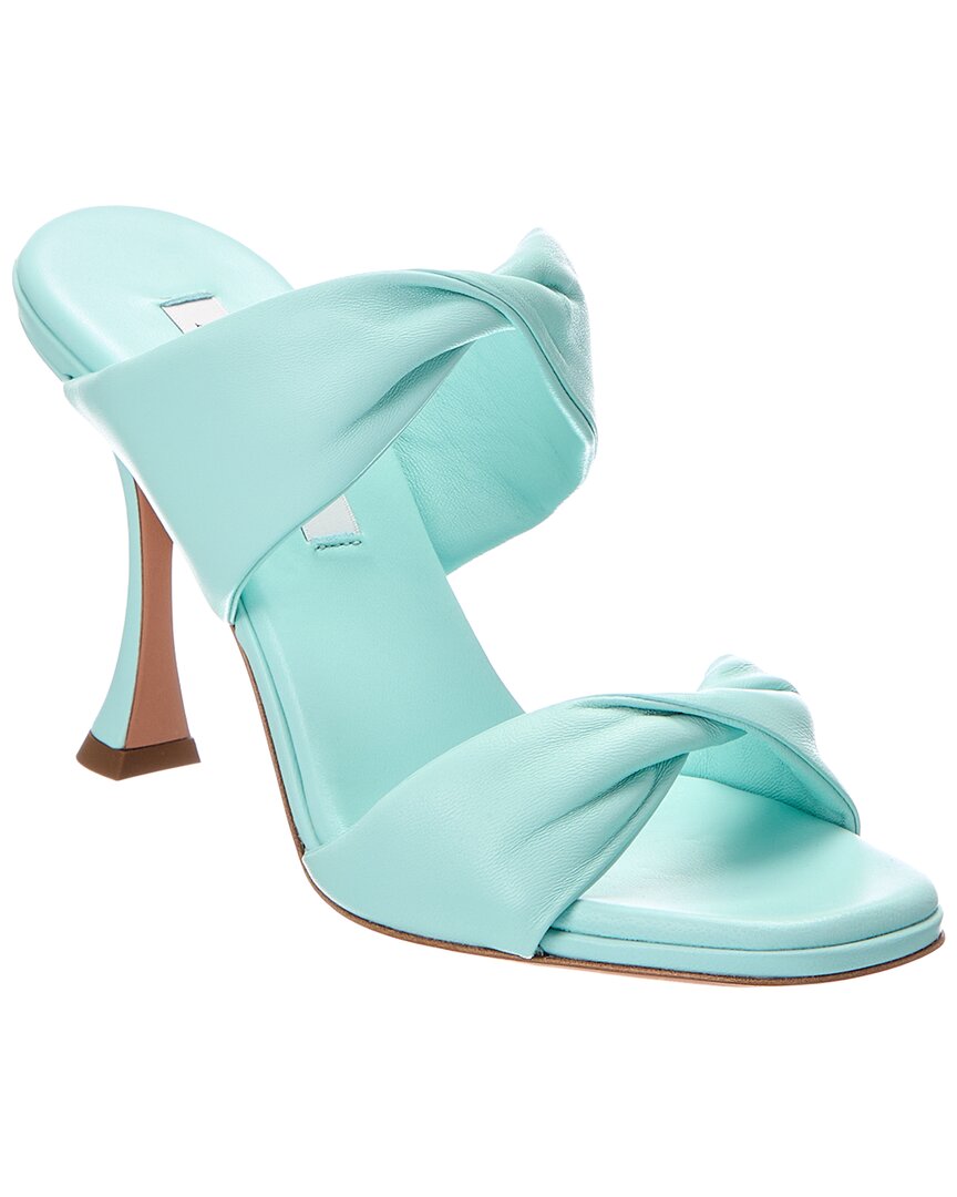 Aquazzura Twist 95 Leather Sandal – Bluefly