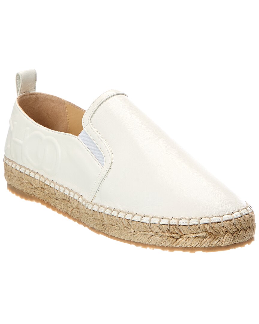 JIMMY CHOO フィニオン　レザーストラップシューズ　41 Jimmy Choo Lichi Leather Espadrille – Bluefly