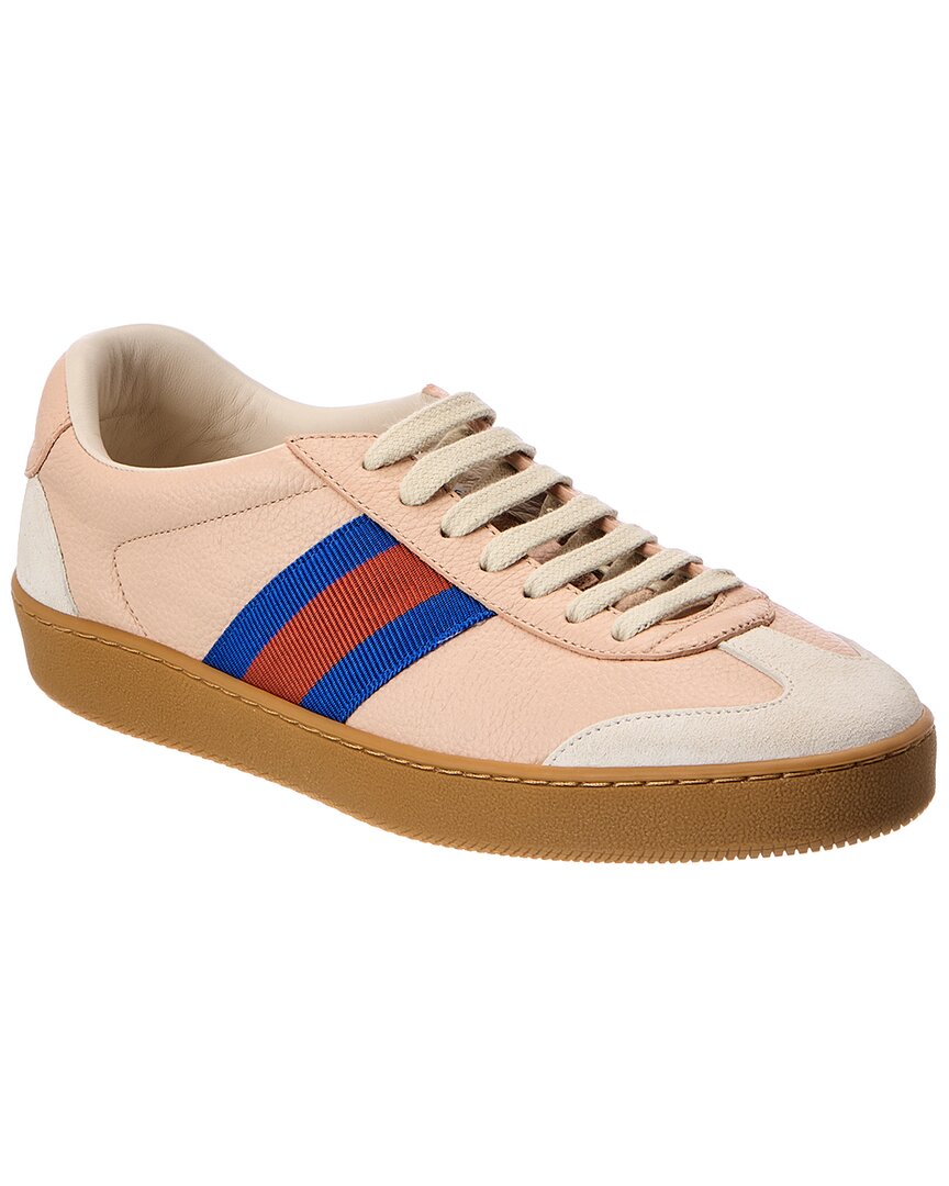 Gucci Leather & Suede Sneaker – Bluefly