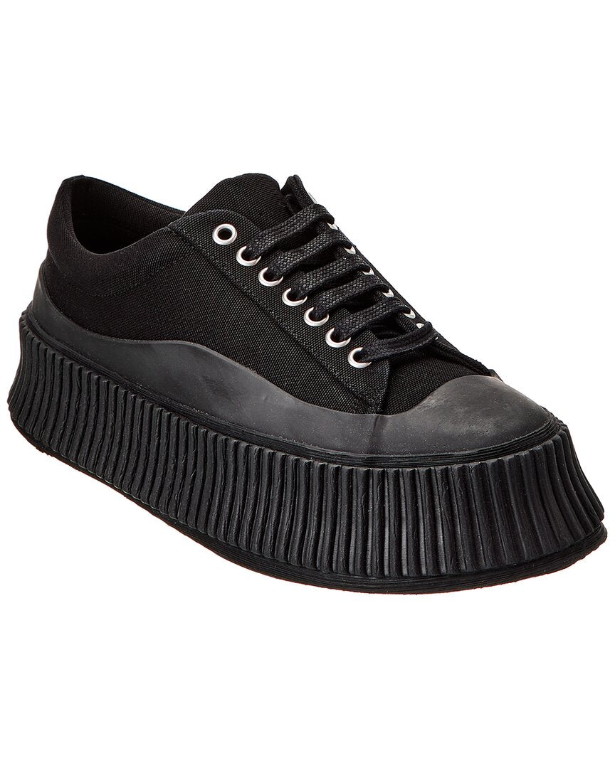 Jil Sander Logo Canvas Sneaker – Bluefly