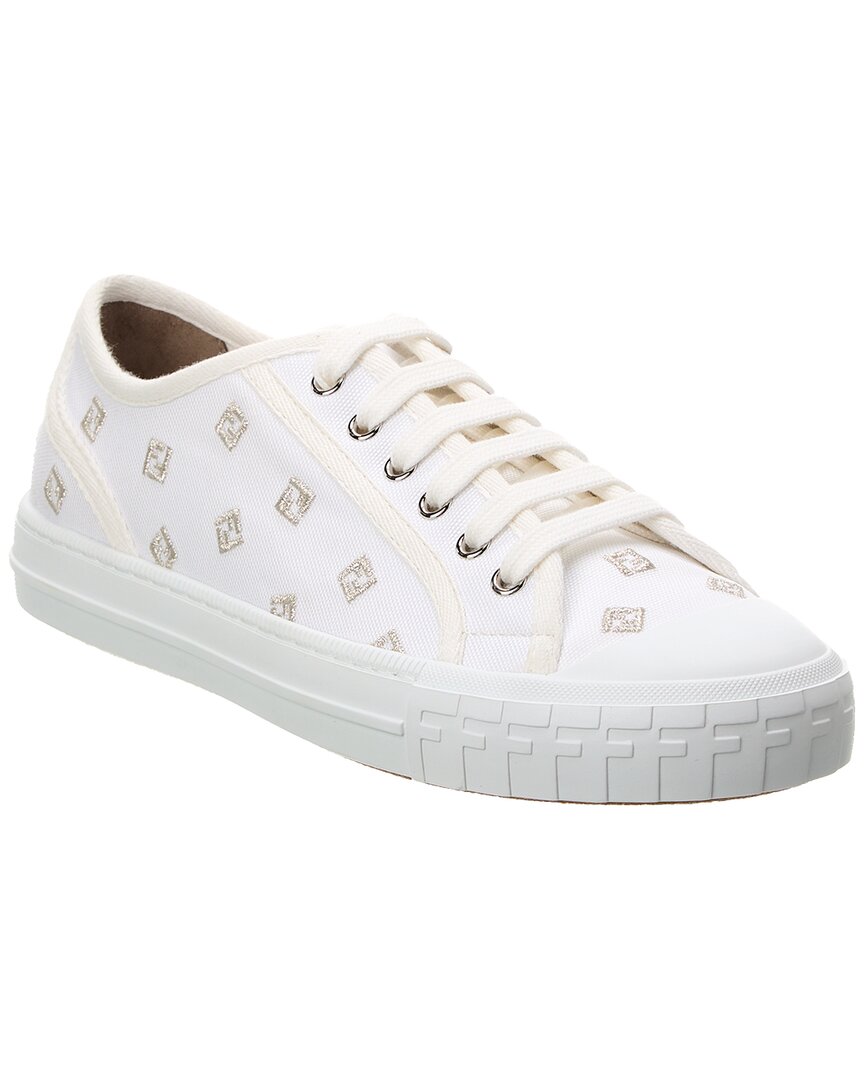 スニーカー FENDI Domino canvas sneakers Fendi Canvas domino sneakers featuring low-top silhouette