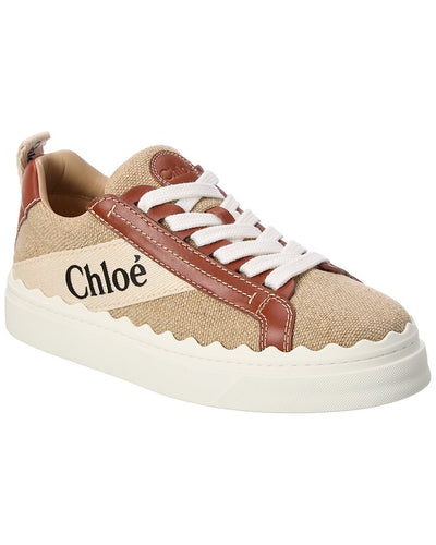 Chloé Lauren Canvas & Leather Sneaker