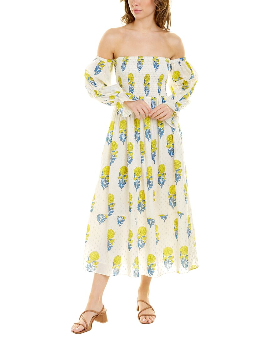 saira midi dress Ash & Eden Saira Midi Dress, Yellow / Regular 4 (S)