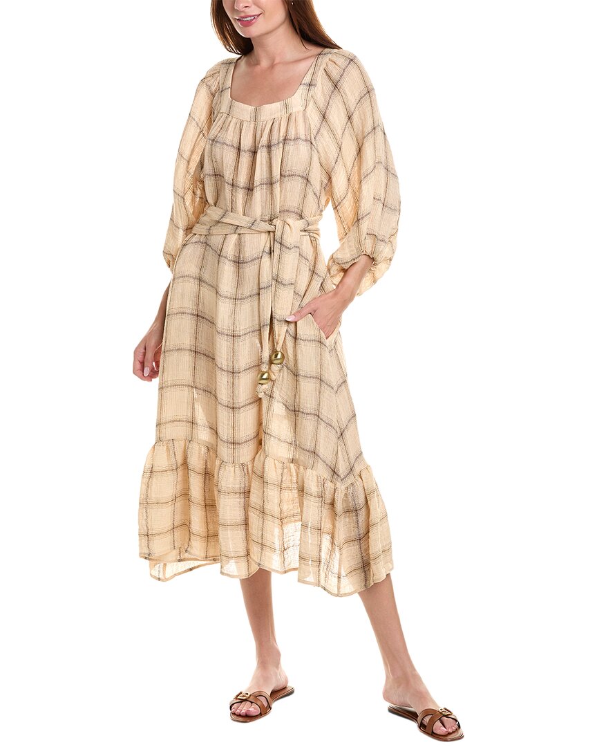 Lisa Marie Fernandez Laure Linen-Blend Maxi Dress – Bluefly