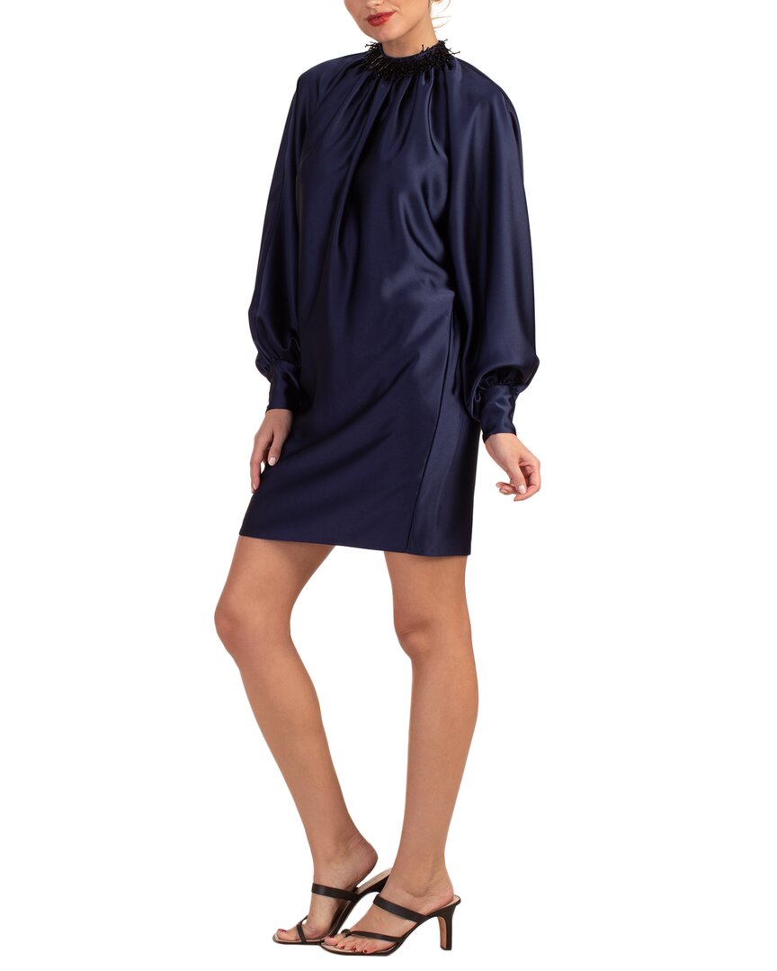 trina turk blue dress Terrestrial Color:Powder Sky style_id_L51518 Design details Women's Halter Formal Dresses