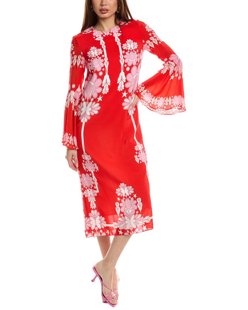 open lace back dress Borgo de Nor Astoria Midi Dress