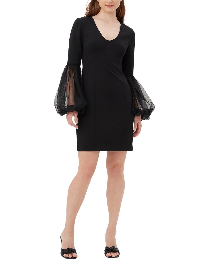 Trina Turk Mai Sheath Dress, Black / 4