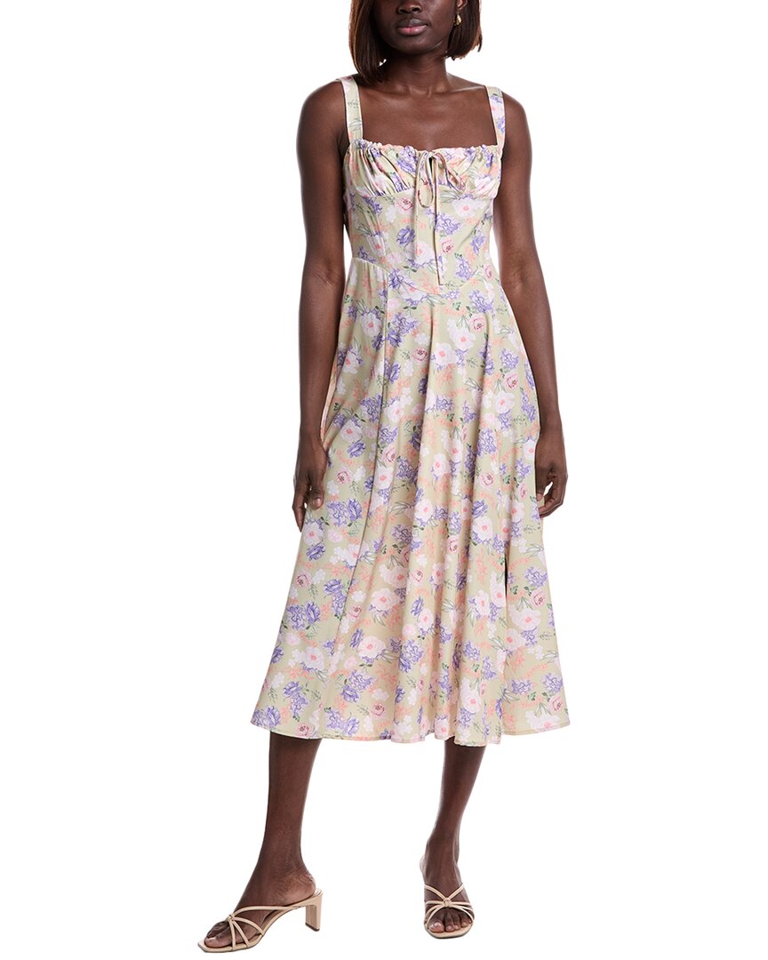 Luxe Always Midi Dress, Green / Regular 4 (S)