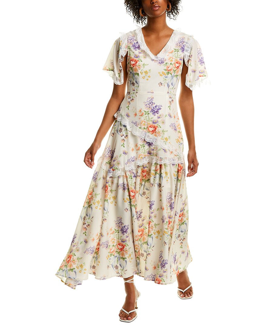 beulah maxi dress Beulah Lacy Maxi Dress