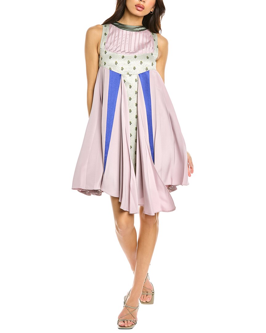 strapless open back dress Valentino Silk Mini Dress