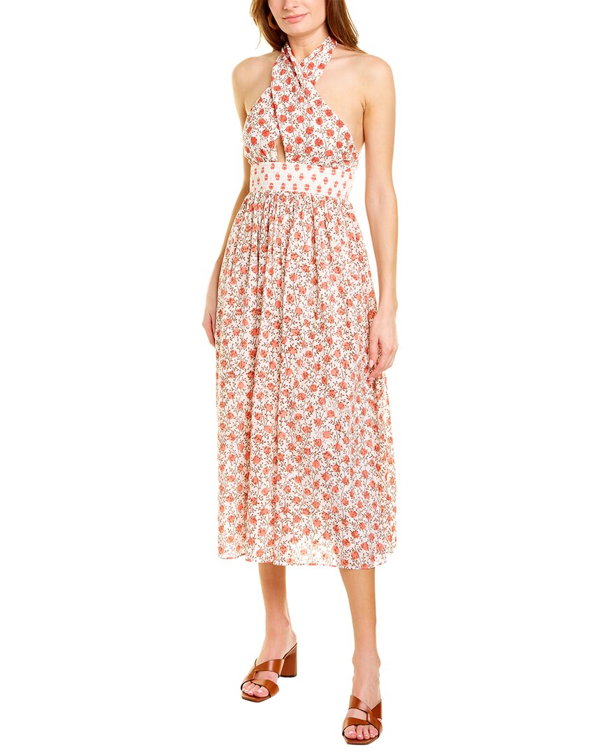 Ash & Eden Mira Halter Maxi Dress, Red / Regular 4 (S)