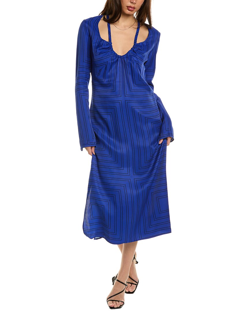 Equipment Vera Midi Dress, Blue / 2