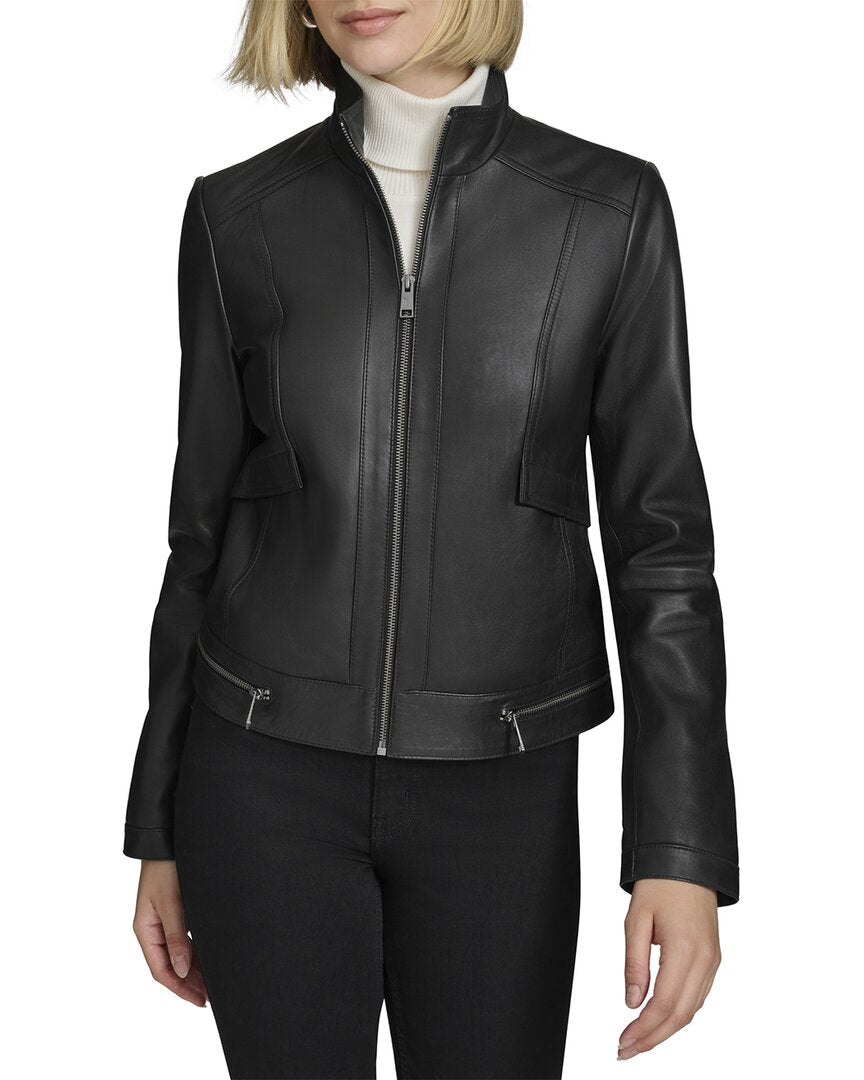 Andrew Marc Rowan Leather Coat – Bluefly