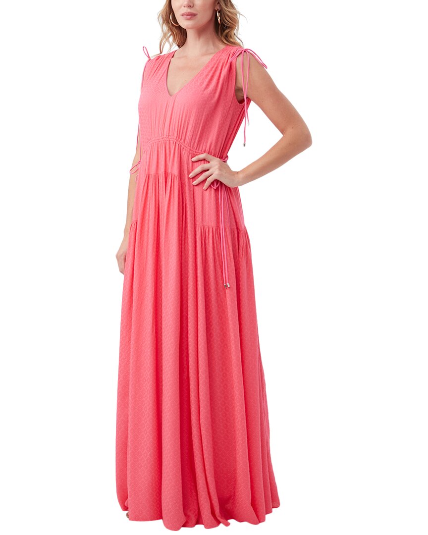 trina turk evening dresses Green One-Shoulder Ruffled Cocktail Dress