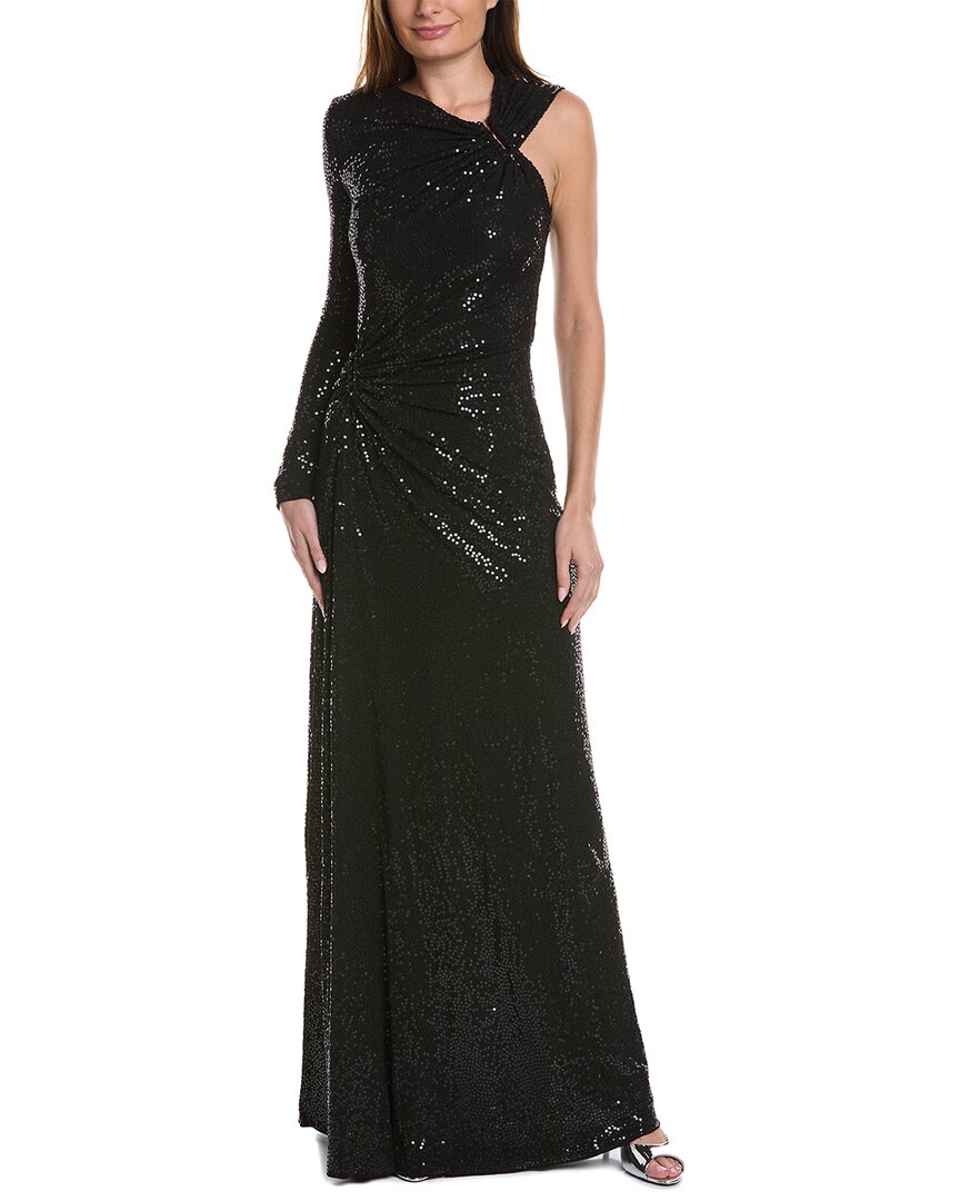 Michael Kors Collection Cutout Sequin Gown, 6 / Black
