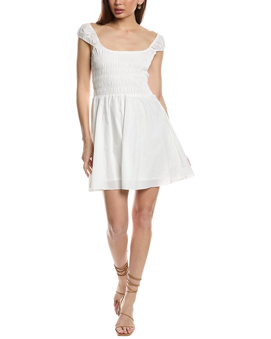 Faithfull The Brand womens Lene Mini Dress, m, White