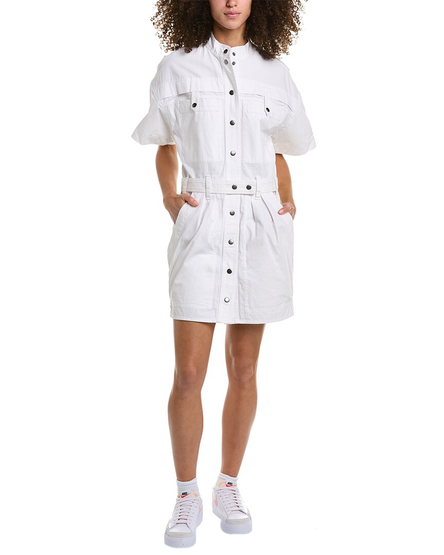 Isabel Marant toile Rime Mini Dress, White / 36