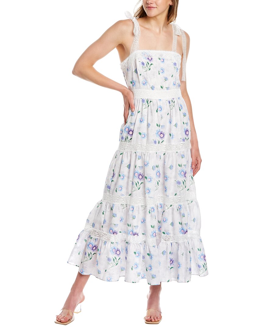 beulah midi dress Beulah Tiered Midi Dress