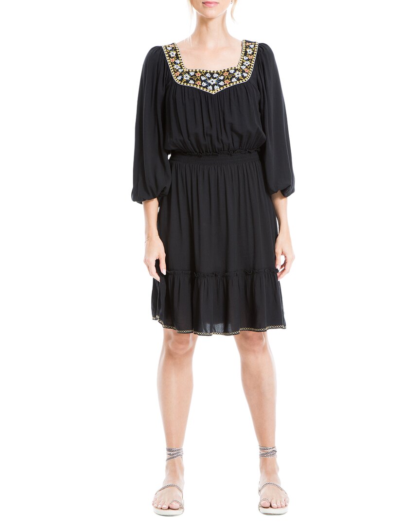 Max Studio Embroidered Short Dress – Bluefly