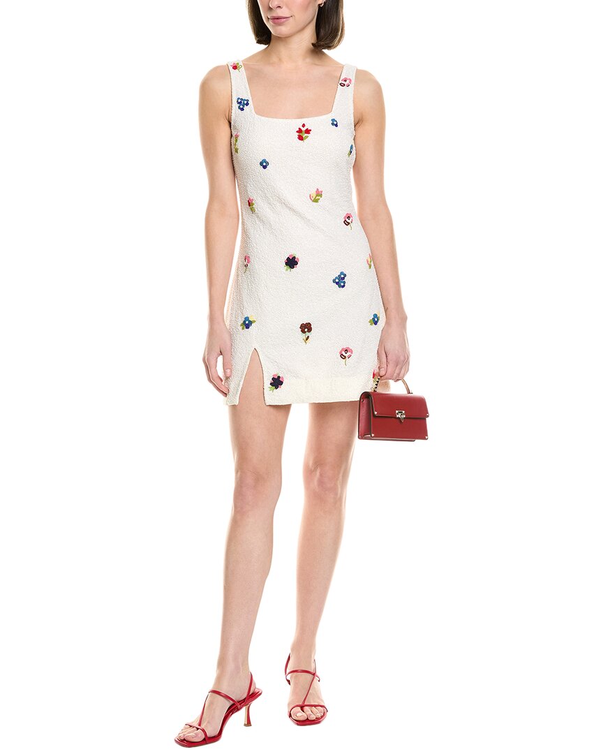 staud blue mini dress Staud Sable Mini Dress