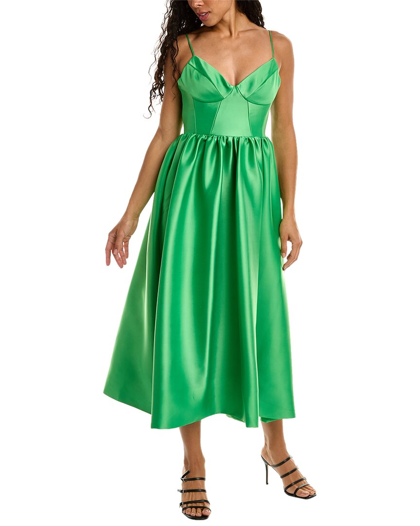 Nicholas Misty Midi Dress, 4 / Green