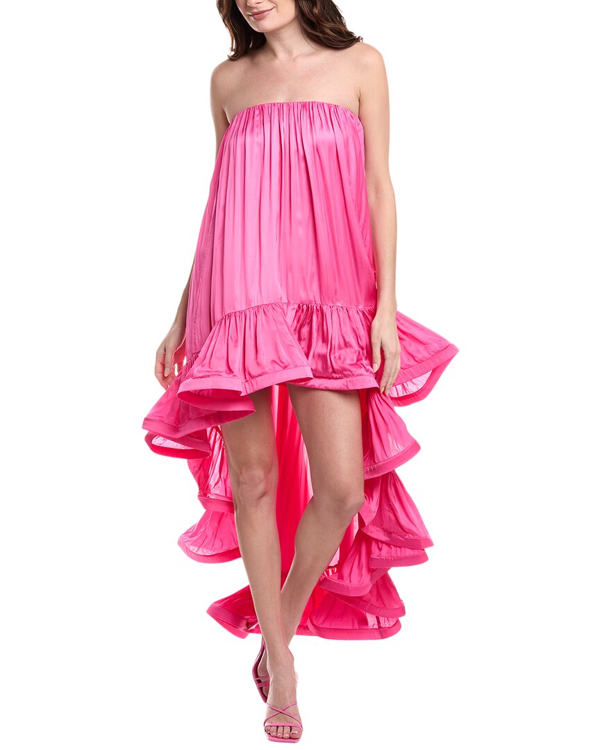 knee length dresses for ladies Hemant & Nandita High-Low Midi Dress