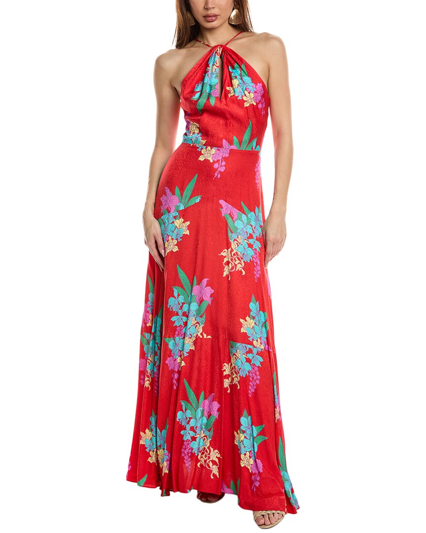 johnny was tatianna maxi dress Borgo de Nor Rosie Maxi Dress, Red / 6