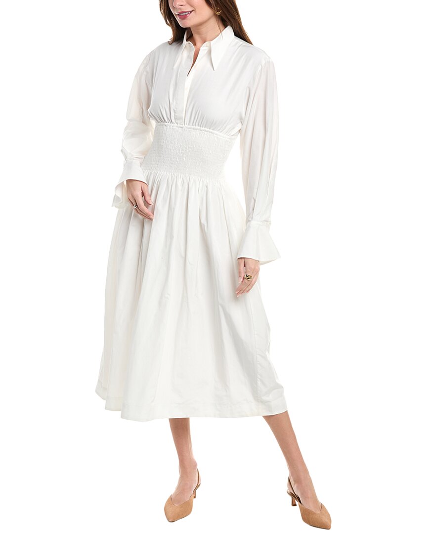 faithfull the brand mae midi dress Faithfull The Brand Cervo Silk-Blend Midi Dress