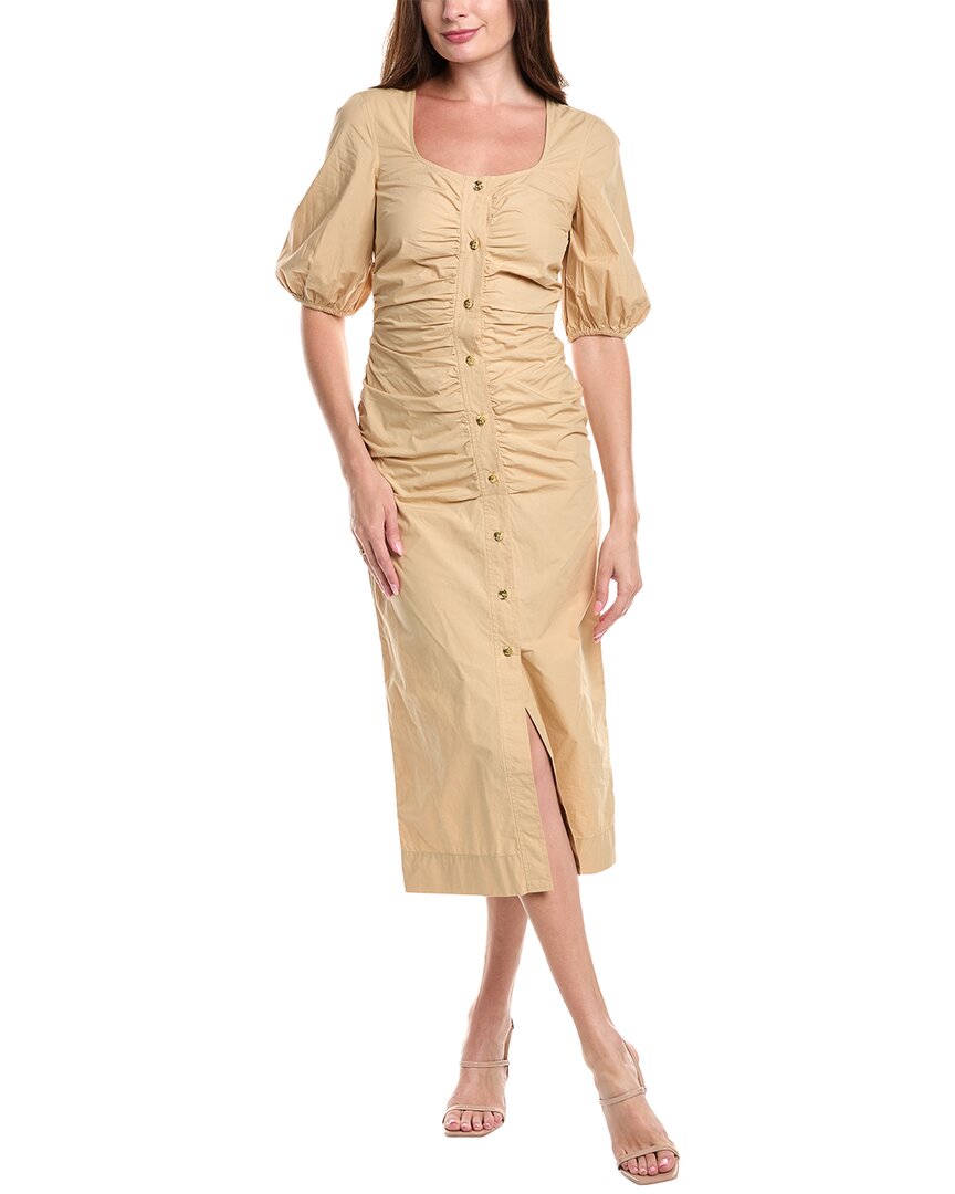 GANNI　Cotton Poplin Maxi Dress Ganni Poplin Maxi Dress Women's Black 32 | eBay