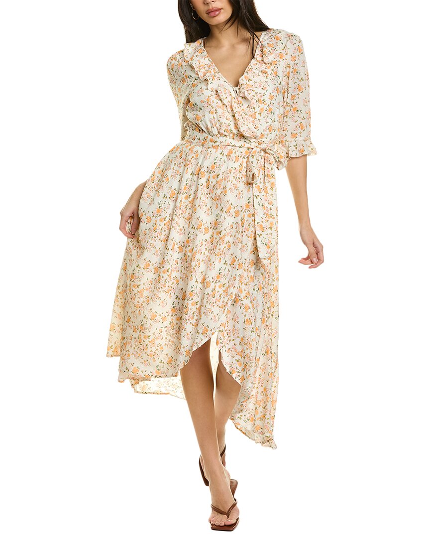 knee length dresses for ladies Mati Print Cleo Maxi – Lilac and Mila main image 0