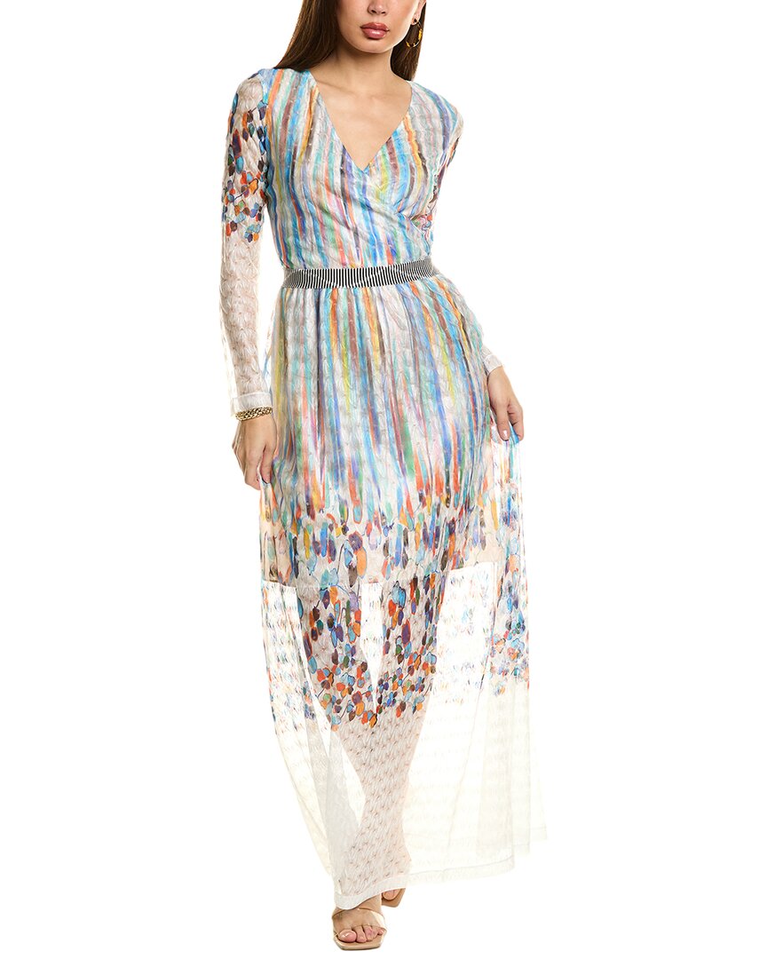 chinese dress ladies Missoni Lace Wool-Blend Maxi Dress - White