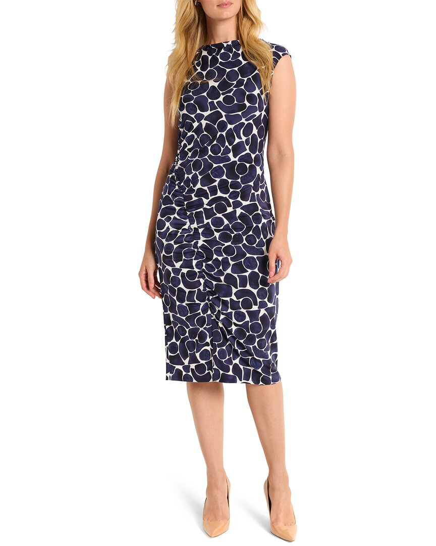 Nic+Zoe Geo Pebble Side Ruche Dress – Bluefly