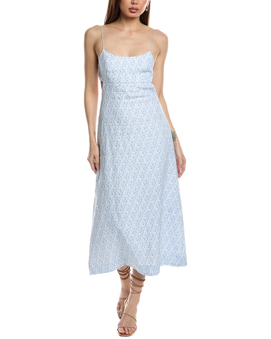 Faithfull The Brand Antibes Linen Maxi Dress Bluefly Faithfull The Brand Antibes Linen Maxi Dress Bluefly