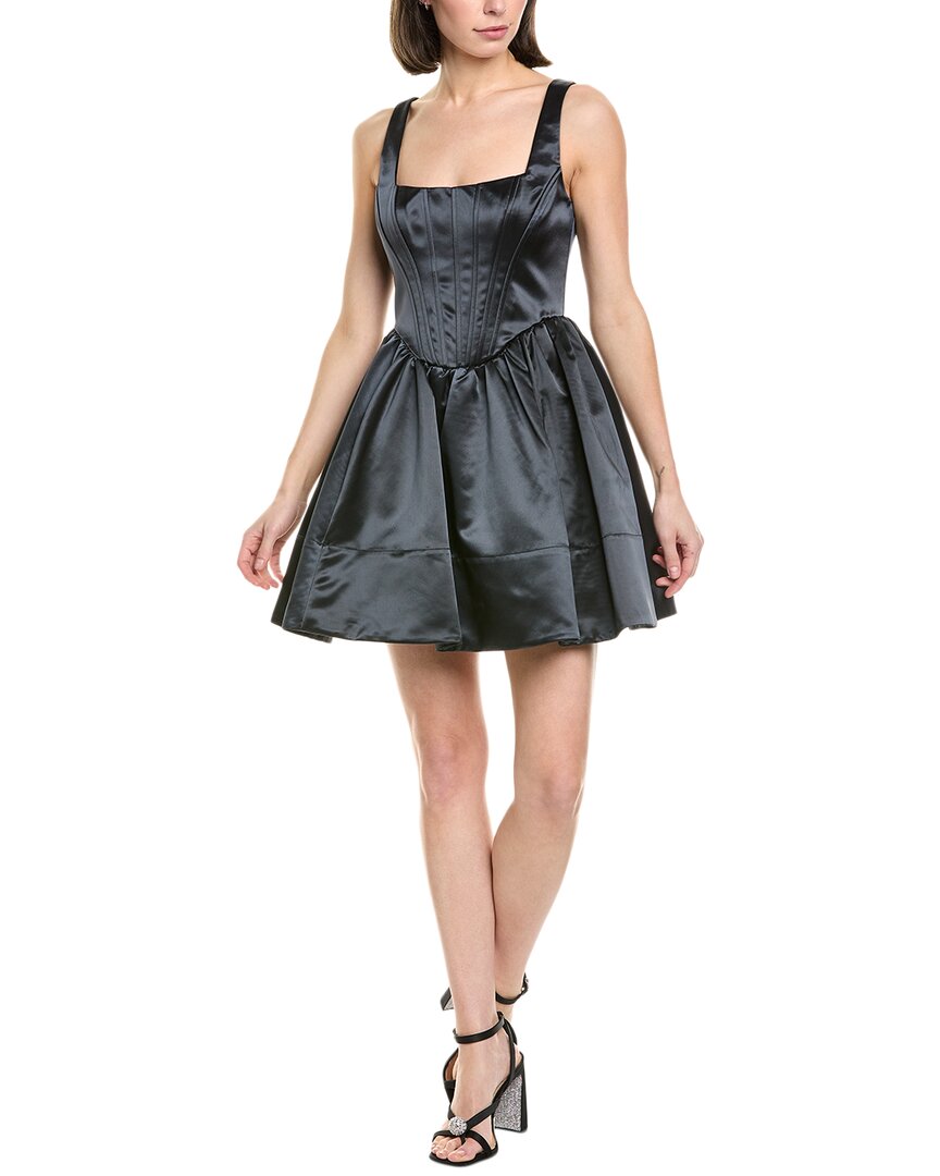 Staud Landscape Mini Dress, Black / 10