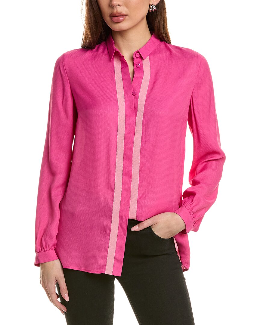 Emporio Armani Silk-Blend Shirt Emporio Armani Silk-Blend Shirt